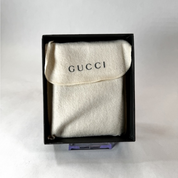 Gucci Beige Leather Bifold Wallet w/ Gold Horsebit G-Made in Italy-Box & Dusty - Picture 3 of 15